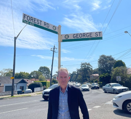 Forest Road and George Street at Penshurst